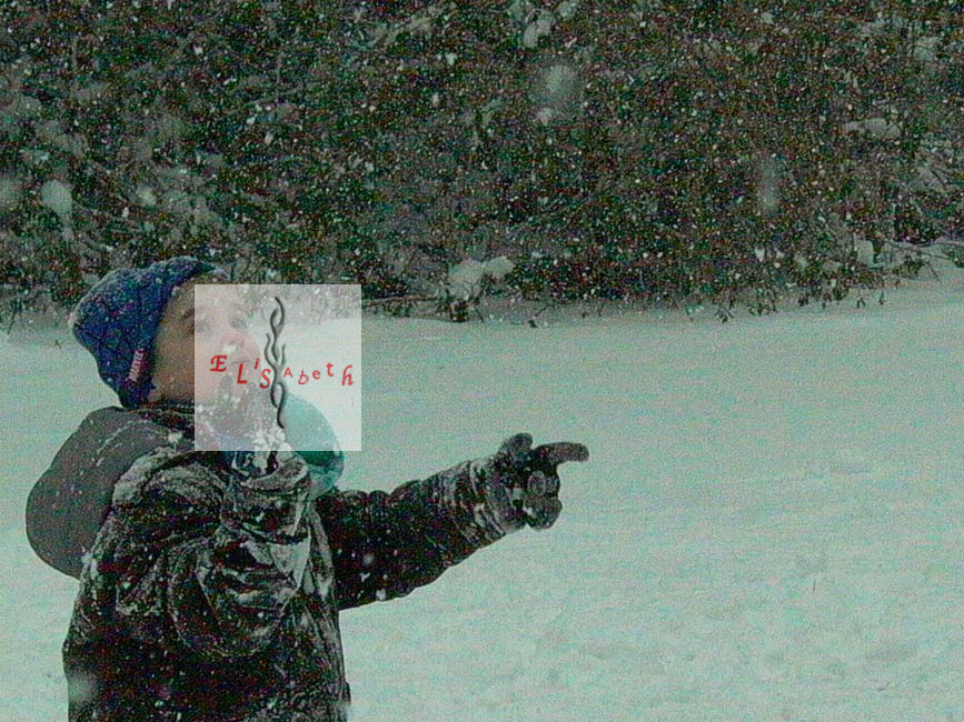 Jongetje in de Sneeuw